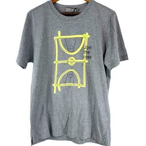 Canali NWT Black Edition Cotton Printed T-Shirt Join The Crew Men's Sz 50 (US M)